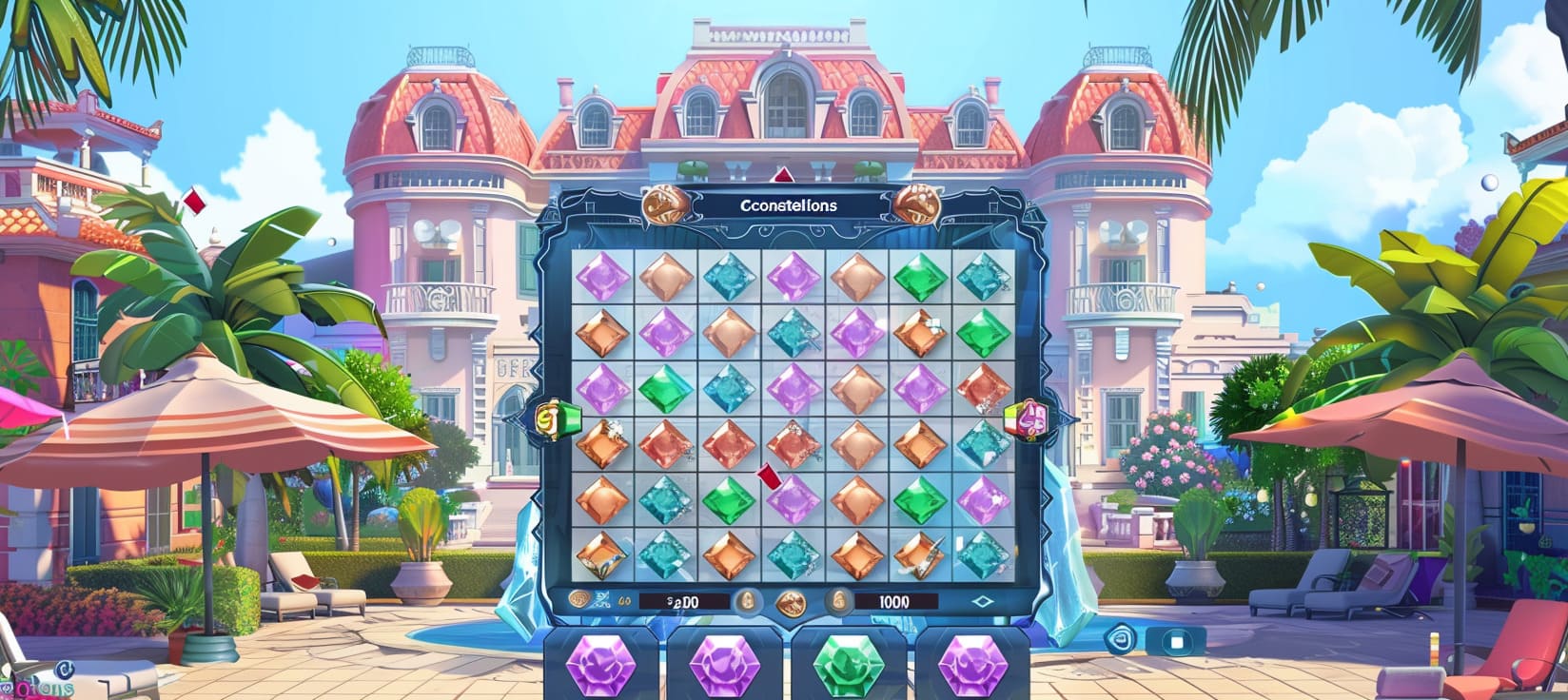 pianopg Constellations slot game cassino online com pedras preciosas
