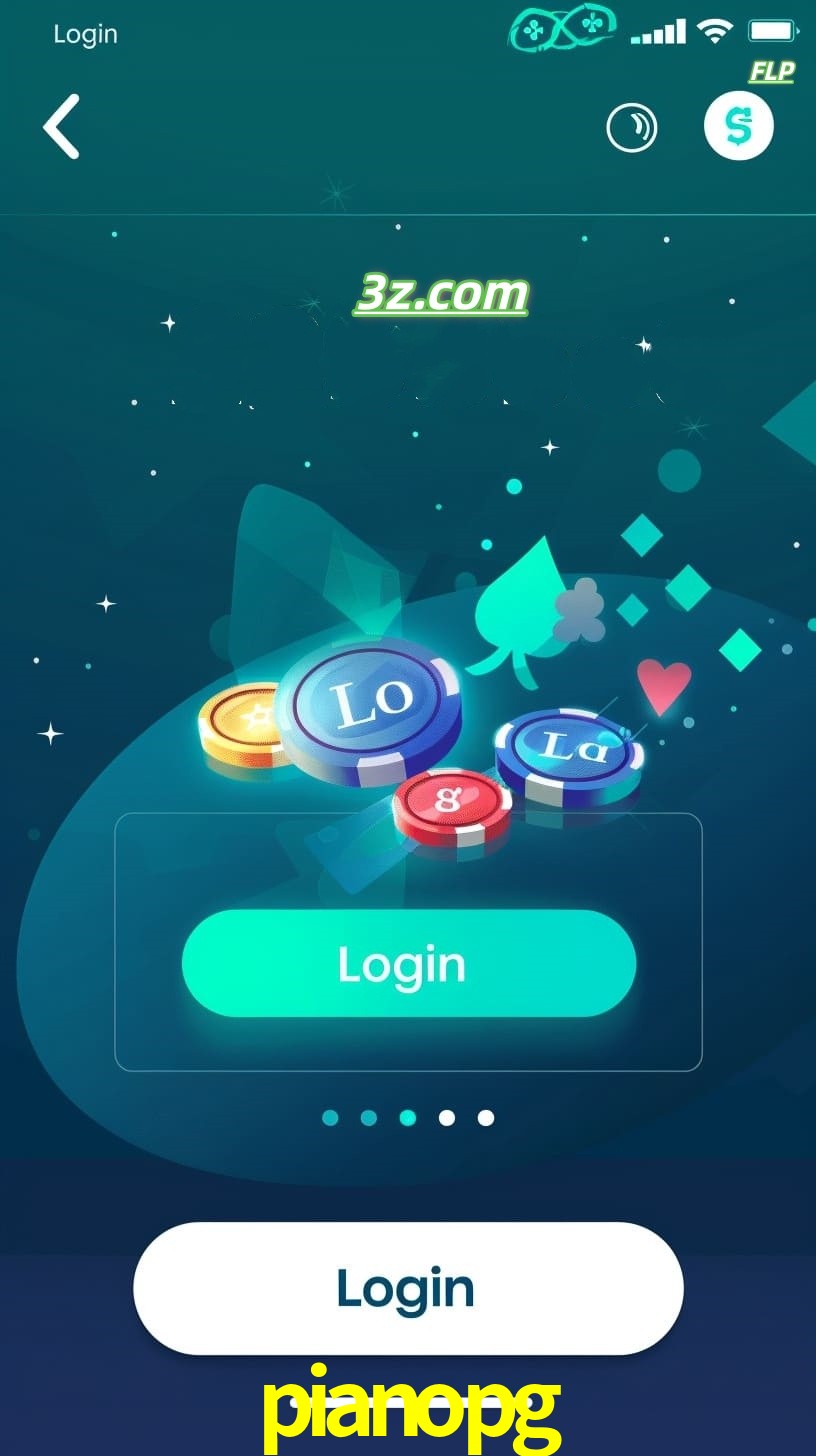 Login no aplicativo de cassino online pianopg Brasil com bônus de boas-vindas